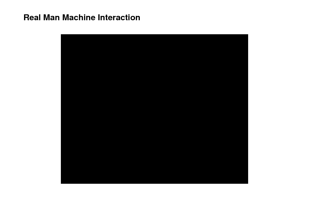 Slide: Real Man Machine Interaction

