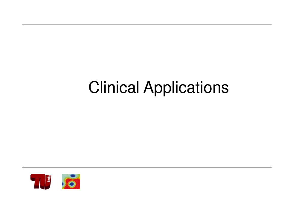 Slide: Clinical Applications

