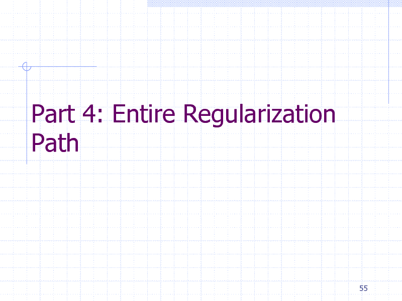Slide: Part 4: Entire Regularization Path

55

