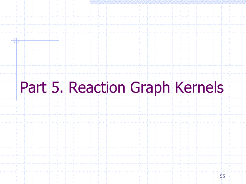 Slide: Part 5. Reaction Graph Kernels

55

