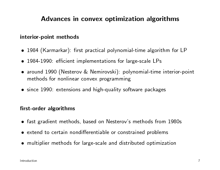 Large-Scale Convex Optimization: Algorithms & Analyses via